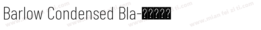 Barlow Condensed Bla字体转换